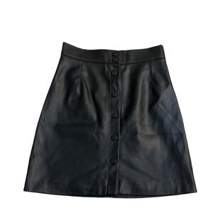 H & M Faux Leather Skirt